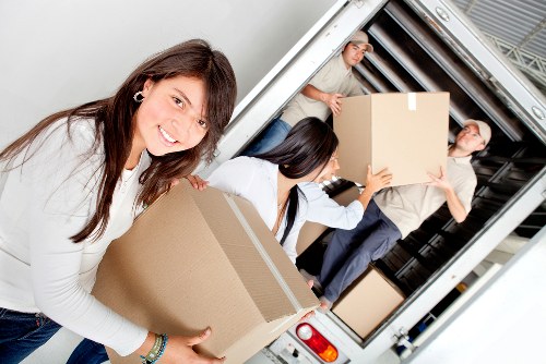 Organized mobile self storage unit for Westharrow customers
