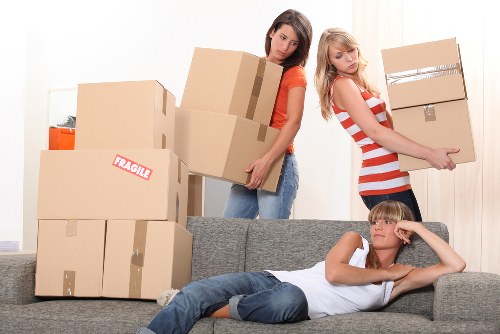 Neatly arranged family belongings in household storage
