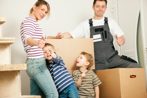 A compact moving van used for small removals in Westharrow